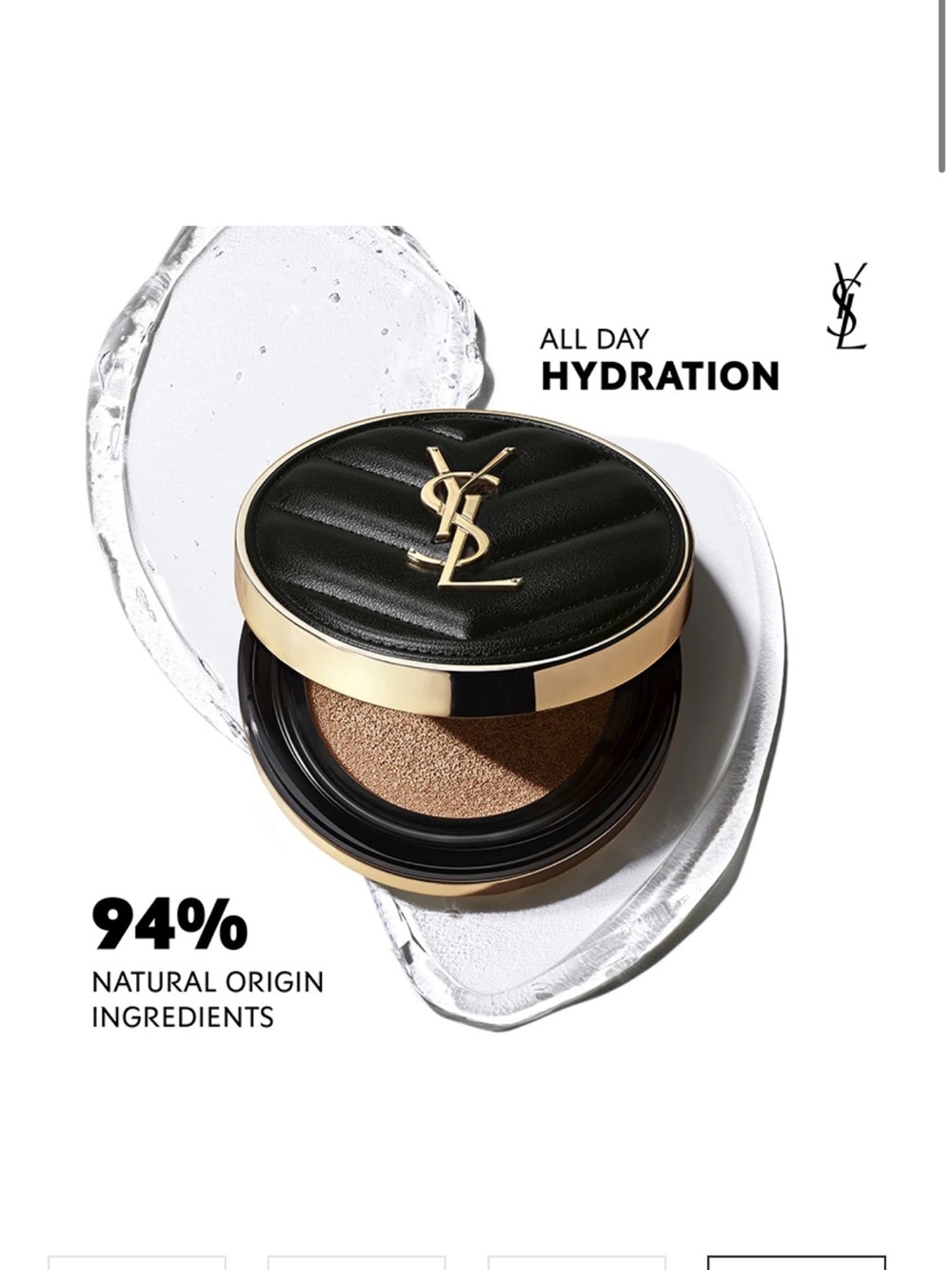 YSL Le Cushion Encre de Peau SPF 23/ PA++ #20 ~ 2 renewed version NEW SEALED